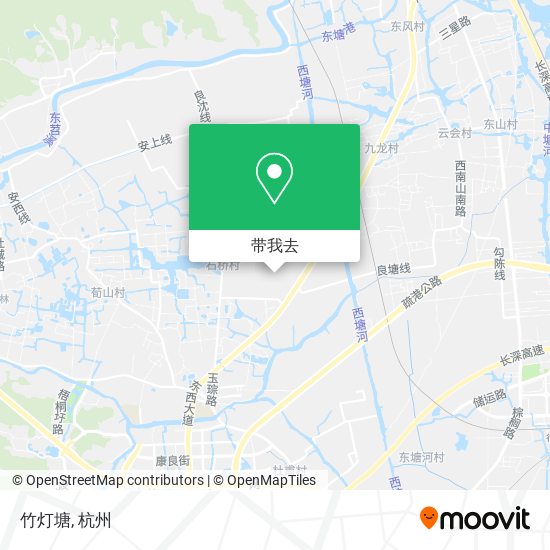 竹灯塘地图