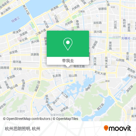 杭州思朗照明地图