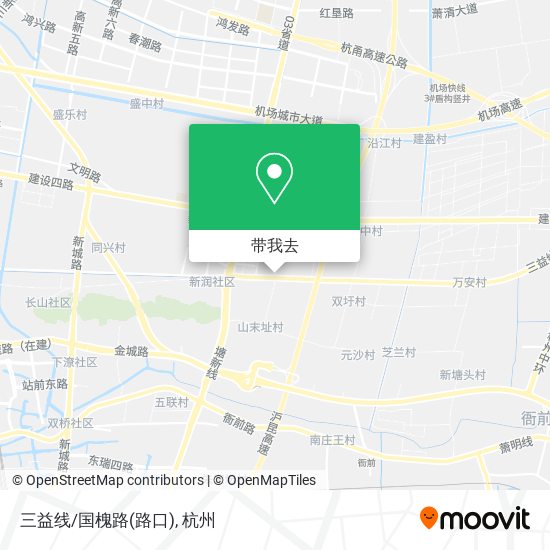 三益线/国槐路(路口)地图