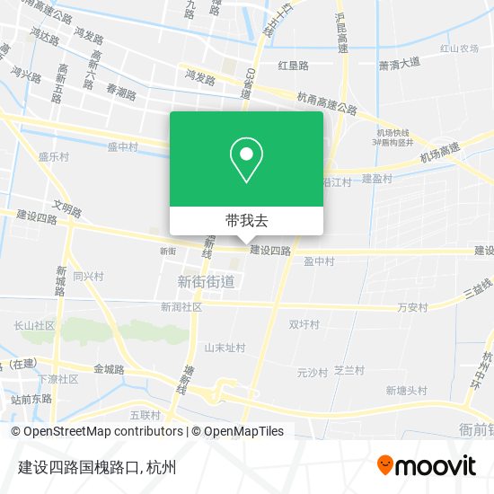 建设四路国槐路口地图