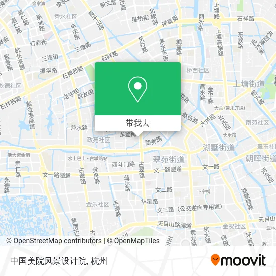 中国美院风景设计院地图