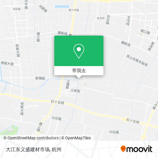 大江东义盛建材市场地图