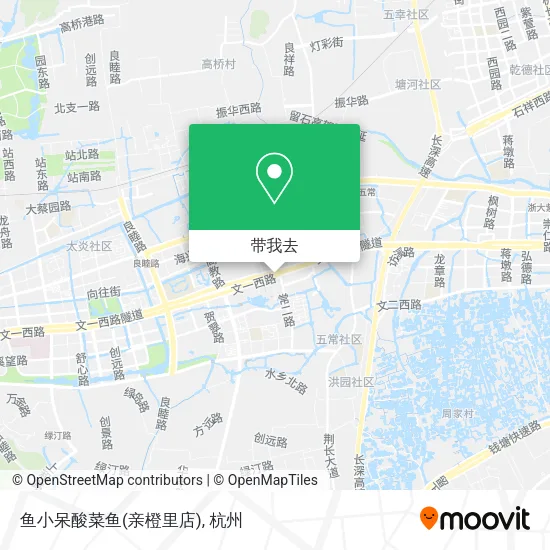 鱼小呆酸菜鱼(亲橙里店)地图