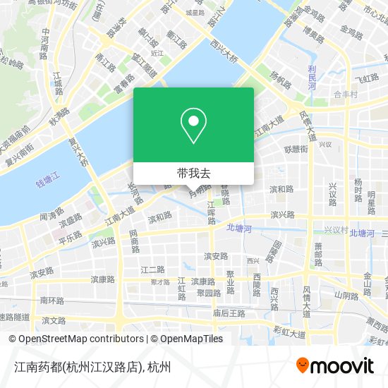 江南药都(杭州江汉路店)地图