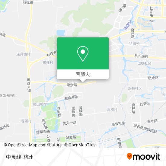 中灵线地图