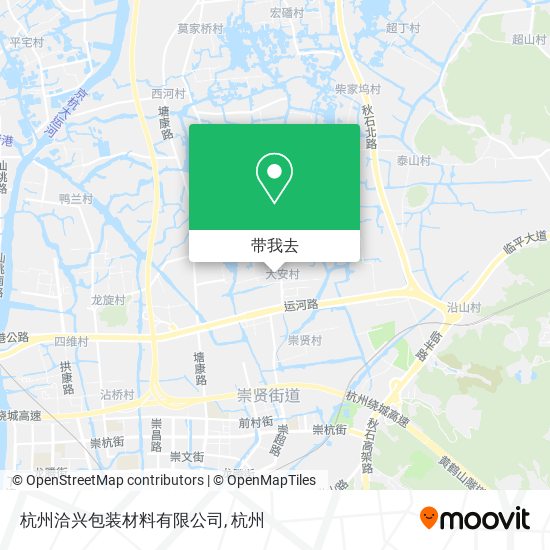 杭州洽兴包装材料有限公司地图
