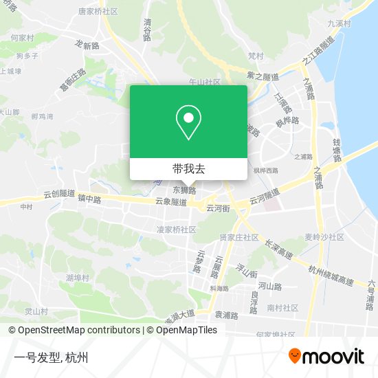 一号发型地图