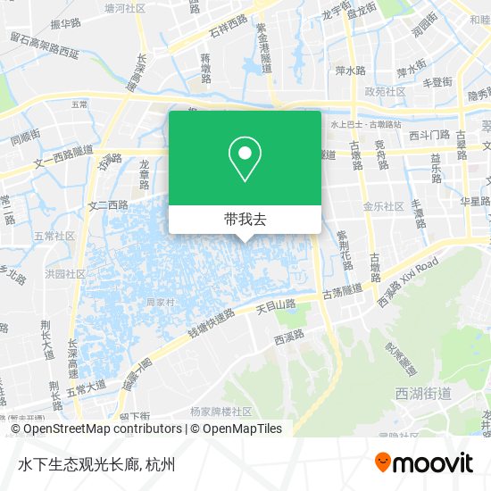 水下生态观光长廊地图