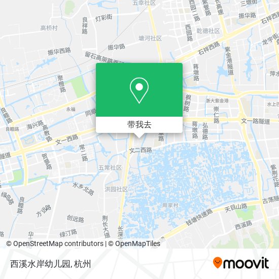 西溪水岸幼儿园地图