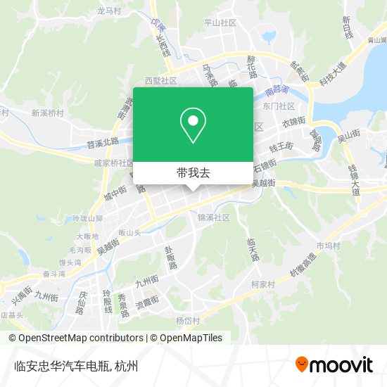 临安忠华汽车电瓶地图