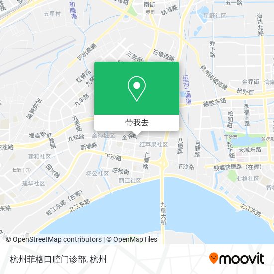 杭州菲格口腔门诊部地图