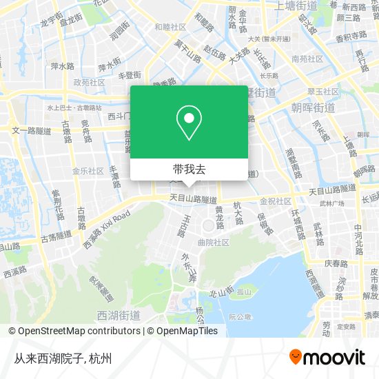 从来西湖院子地图