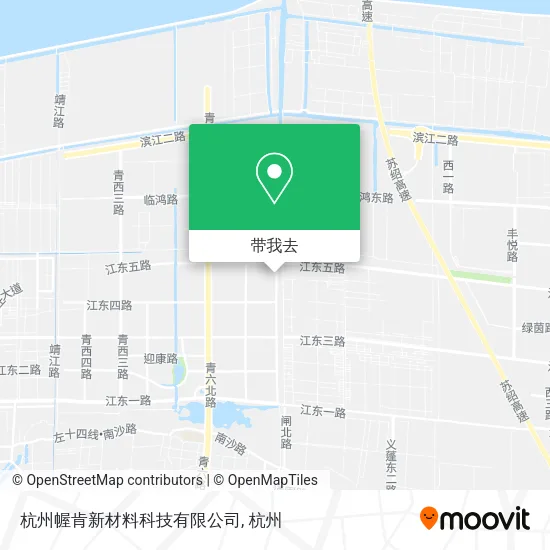 杭州幄肯新材料科技有限公司地图