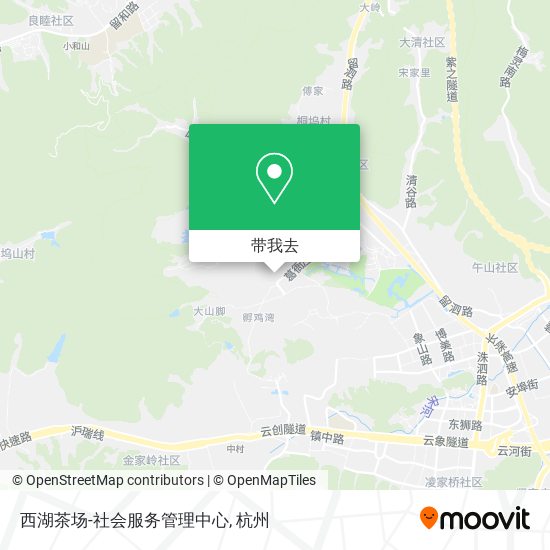 西湖茶场-社会服务管理中心地图
