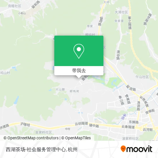 西湖茶场-社会服务管理中心地图