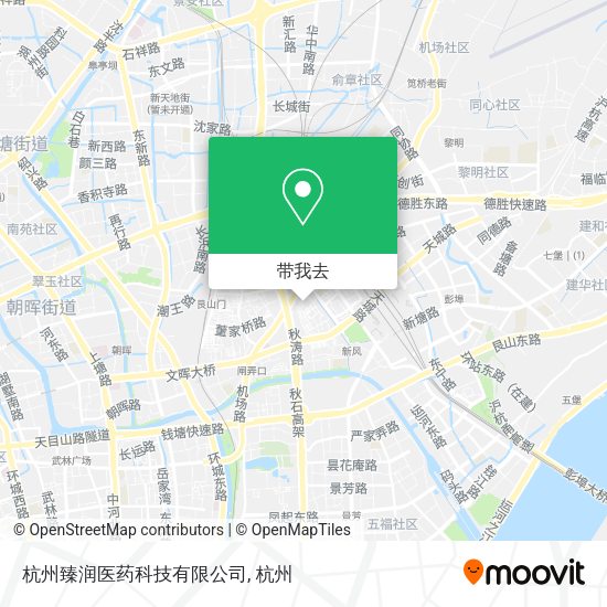 杭州臻润医药科技有限公司地图