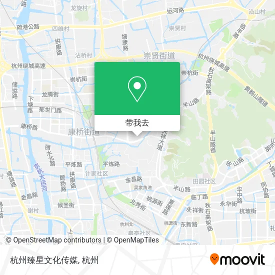 杭州臻星文化传媒地图