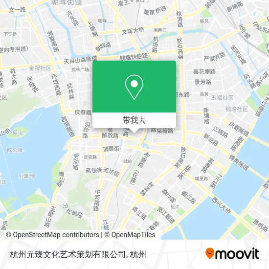 杭州元臻文化艺术策划有限公司地图