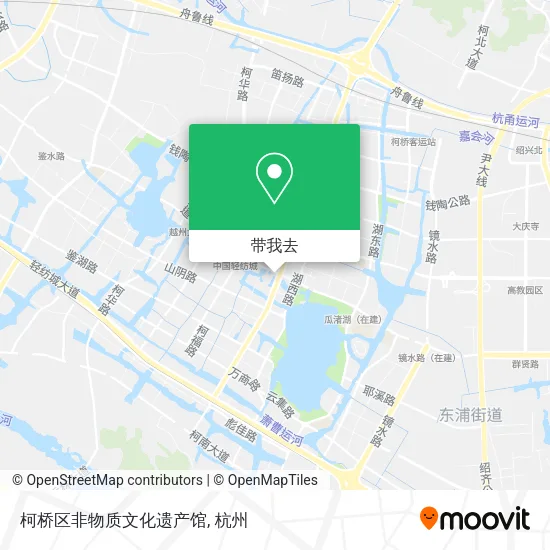柯桥区非物质文化遗产馆地图