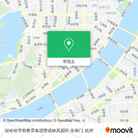 娃哈哈学前教育集团赞成林风园区-东南门地图