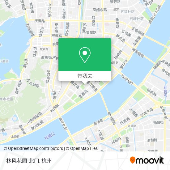 林风花园-北门地图
