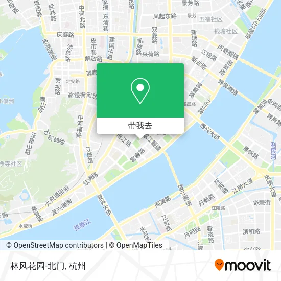 林风花园-北门地图