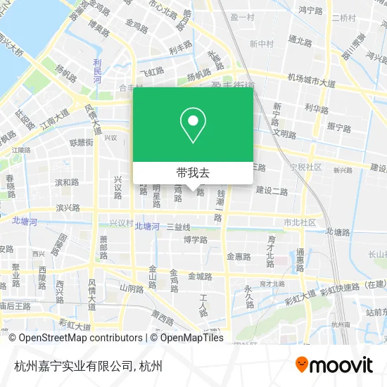 杭州嘉宁实业有限公司地图