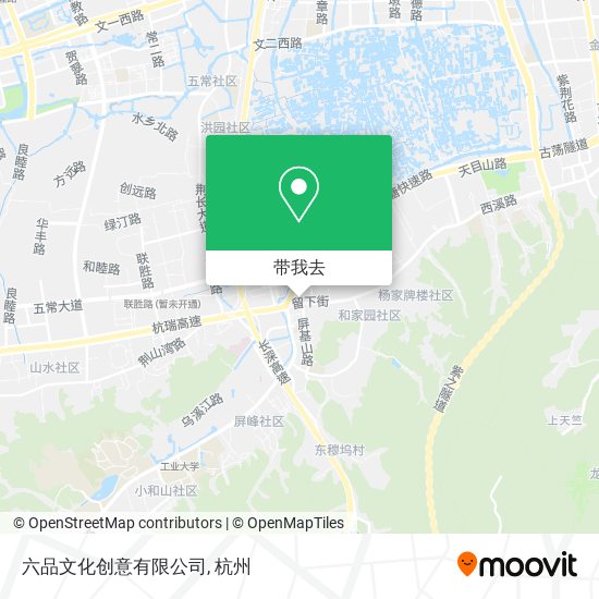 六品文化创意有限公司地图
