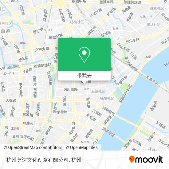 杭州莫达文化创意有限公司地图