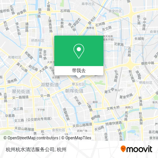 杭州杭水清洁服务公司地图