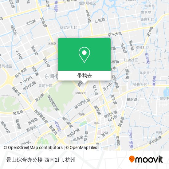景山综合办公楼-西南2门地图