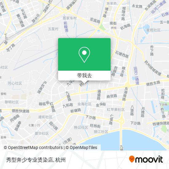秀型奔少专业烫染店地图