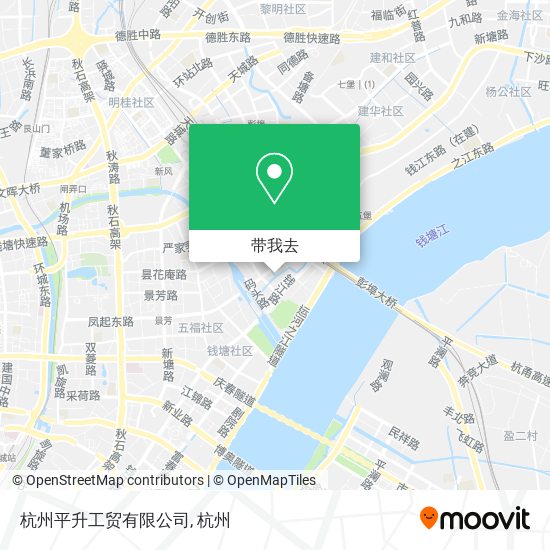 杭州平升工贸有限公司地图
