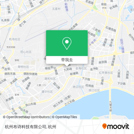 杭州布诗科技有限公司地图