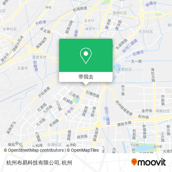 杭州布易科技有限公司地图