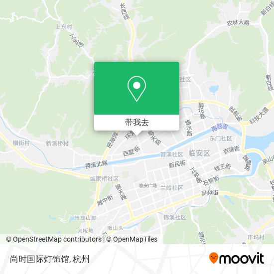 尚时国际灯饰馆地图