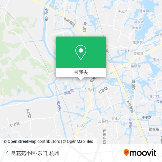 仁良花苑小区-东门地图