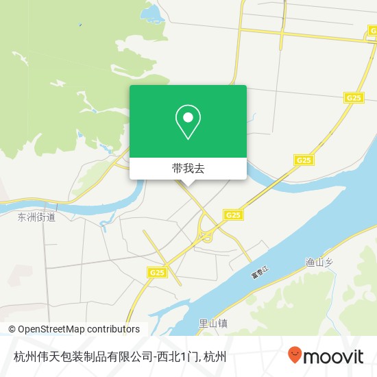 杭州伟天包装制品有限公司-西北1门地图