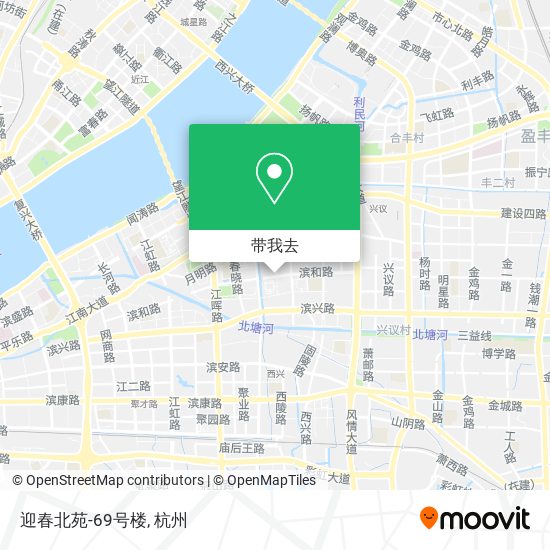 迎春北苑-69号楼地图