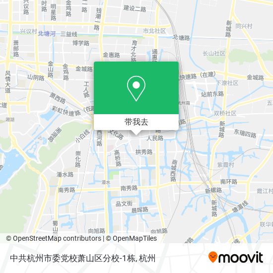 中共杭州市委党校萧山区分校-1栋地图