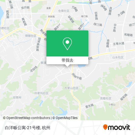 白洋畈公寓-21号楼地图