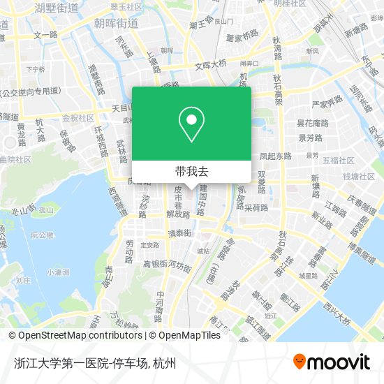 浙江大学第一医院-停车场地图