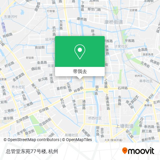 总管堂东苑77号楼地图