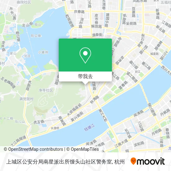 上城区公安分局南星派出所馒头山社区警务室地图