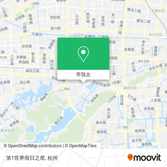 第1世界假日之星地图
