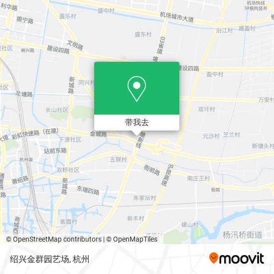 绍兴金群园艺场地图