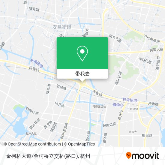 金柯桥大道/金柯桥立交桥(路口)地图
