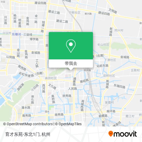 育才东苑-东北1门地图