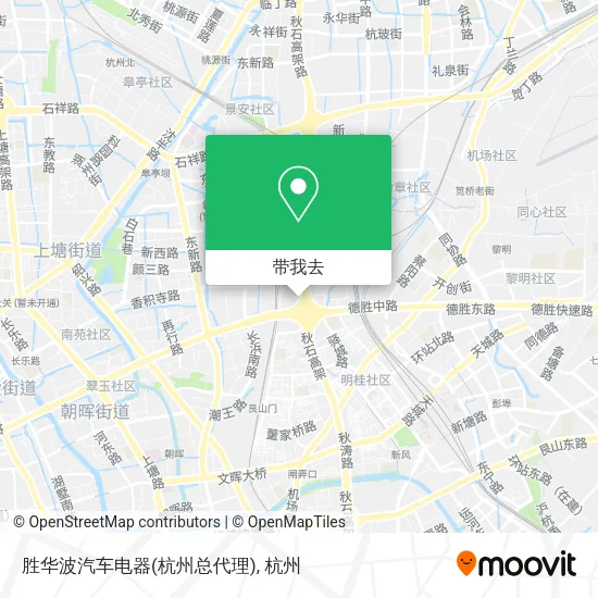 胜华波汽车电器(杭州总代理)地图