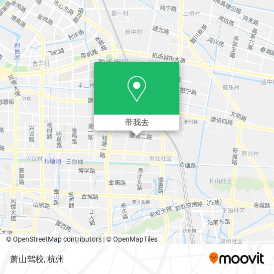 萧山驾校地图
